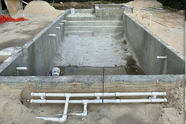 Pool Construction Steps by Pools305